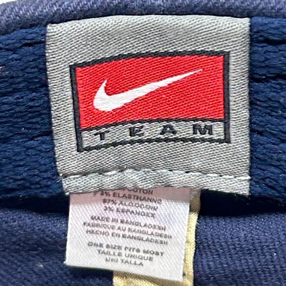 San Diego Padres Hat Baseball Cap Nike Team MLB 6 Panel Blue Flex Fitted OSFM - Picture 10 of 11